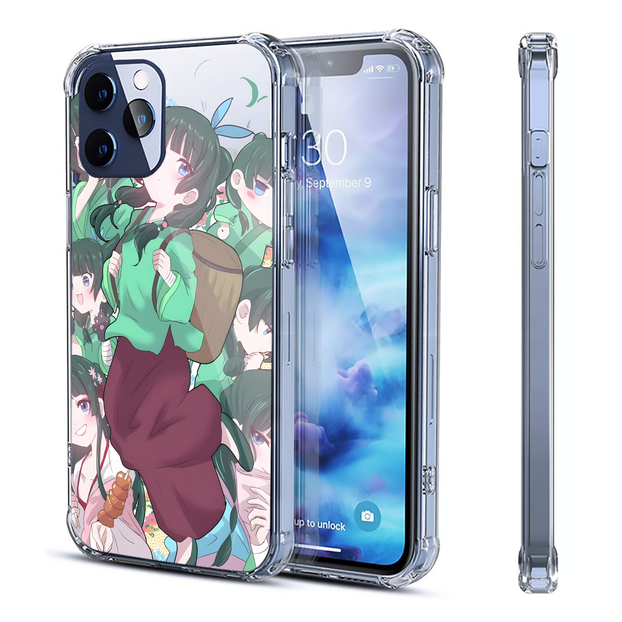 （画像用） 薬屋のひとりごと The Apothecary Diaries 【iPhone 12シリーズ対応】透明スマホケース（クリアソフトケース）